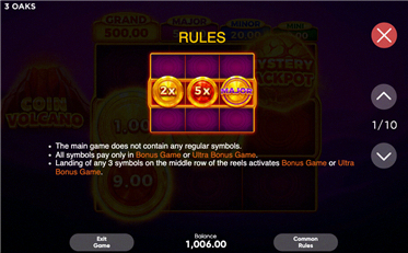 Regole Coin Volcano — pagina 1